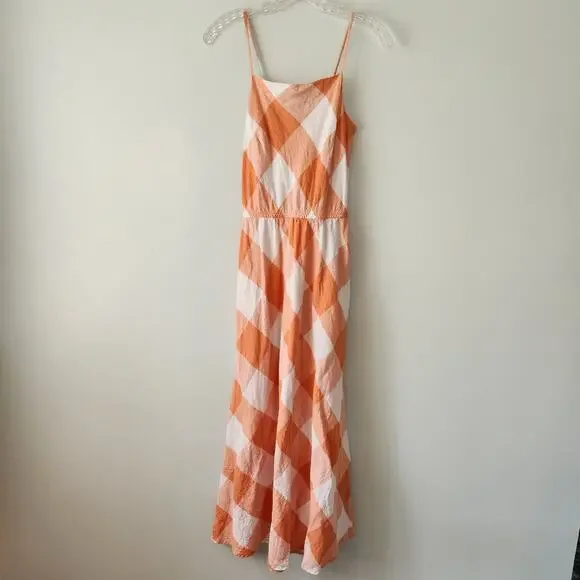 Poetry | Dresses | Poetry Dress Women 8 Diamond Print Linen Cotton Boho  Cottagecore Peasant Beach | Poshmark